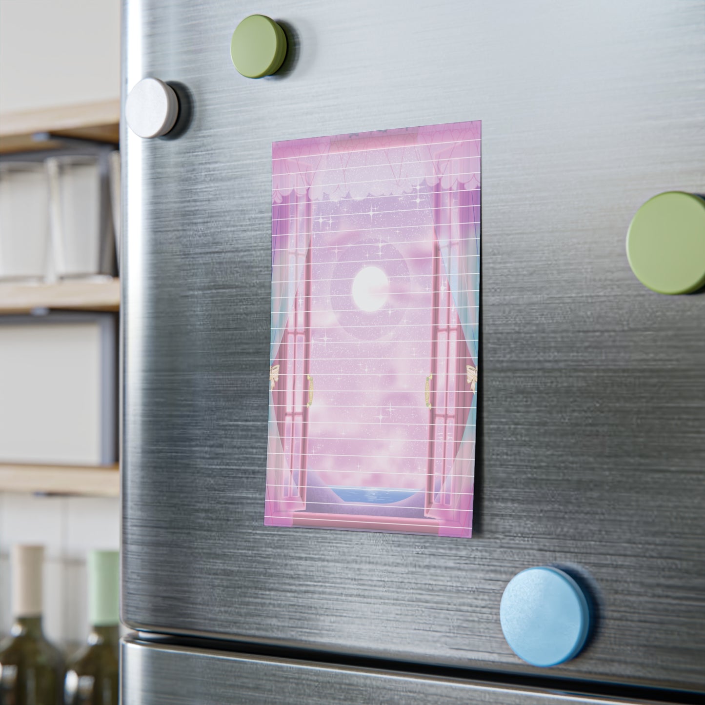 Dreamy Moonlight Aesthetic Notepad, Memo Pad Stationery, Office Supplies, Desk