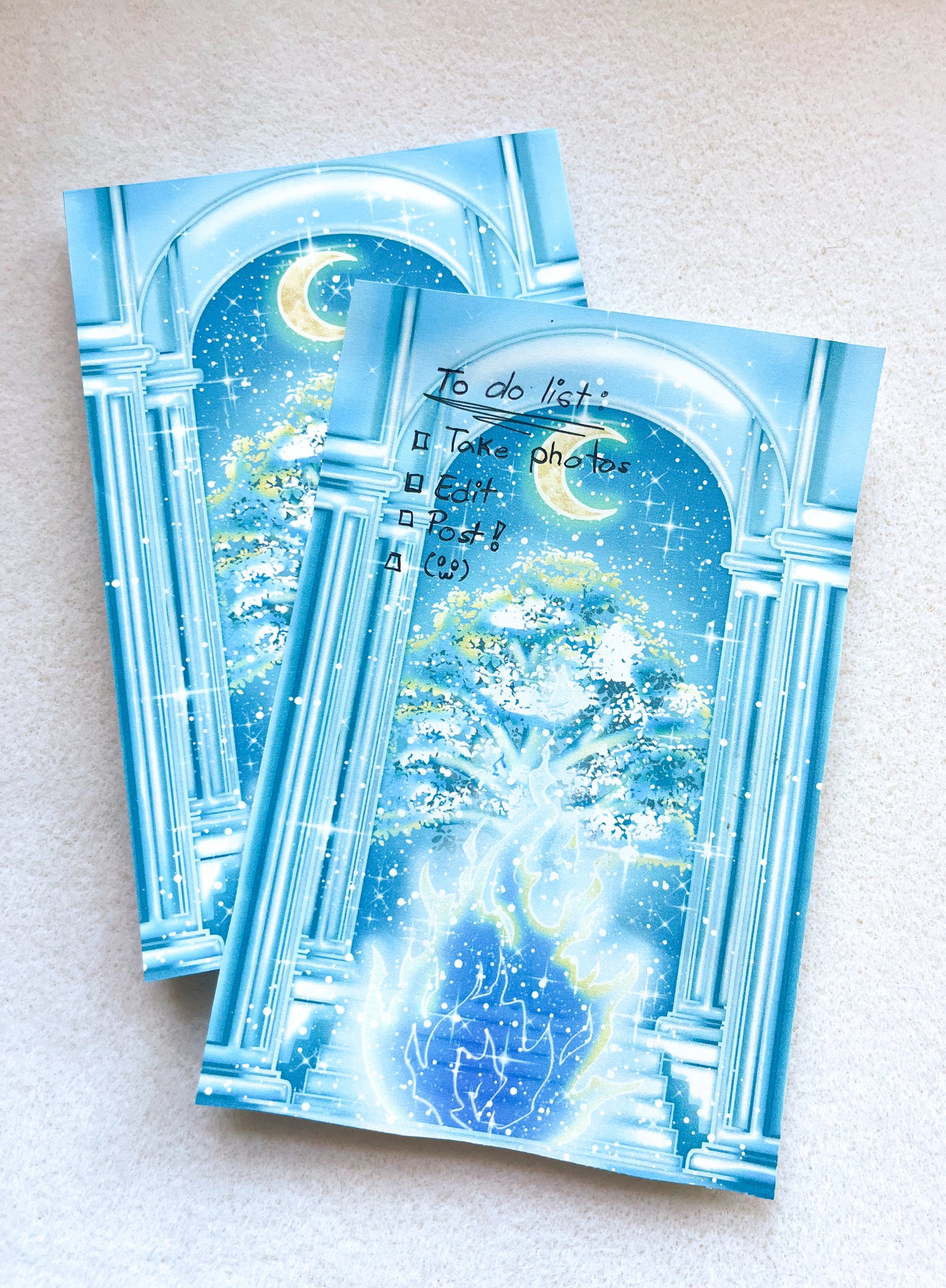 Blue World 4x6 Notepad
