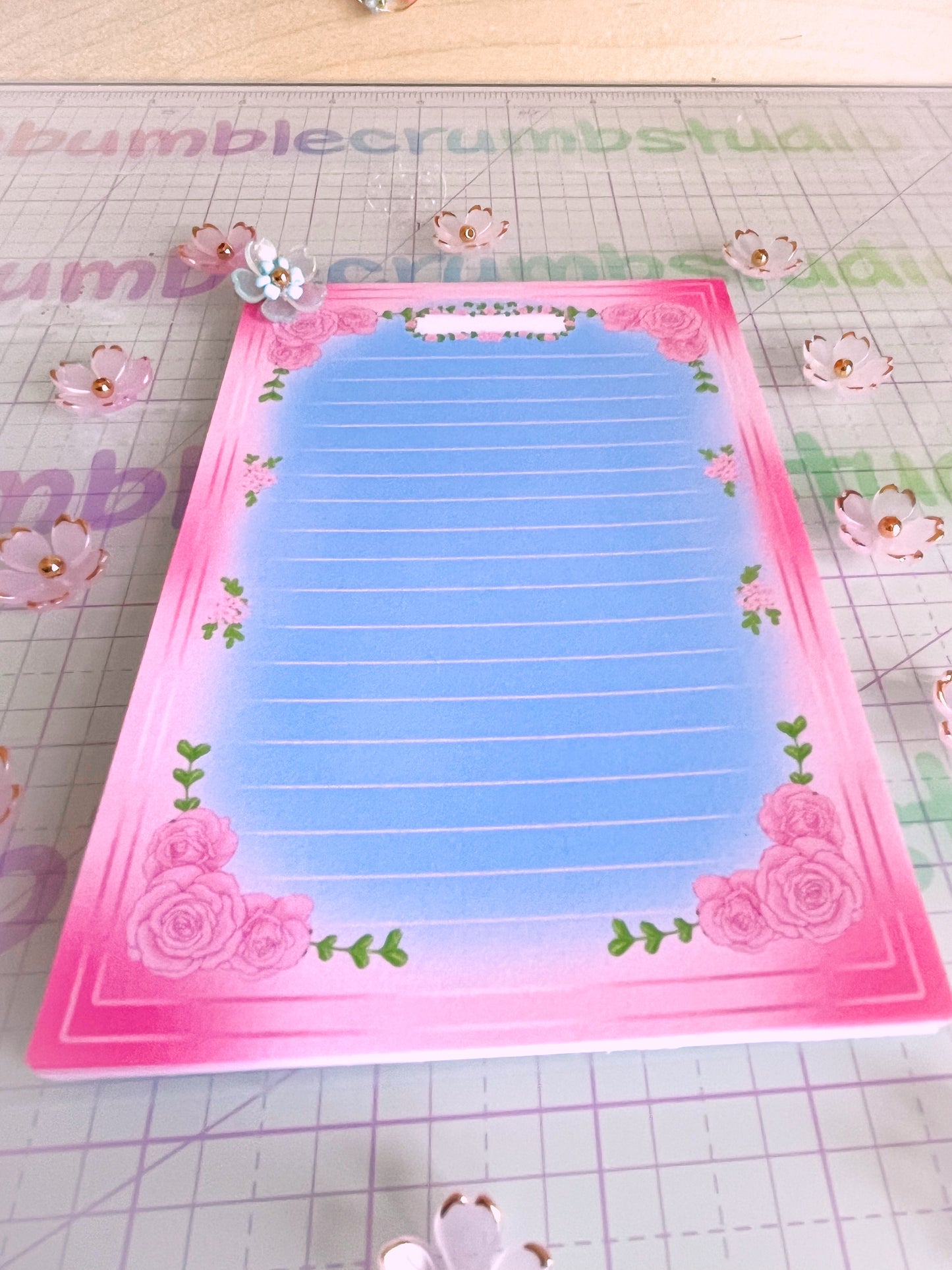 Rose Garden Notepad