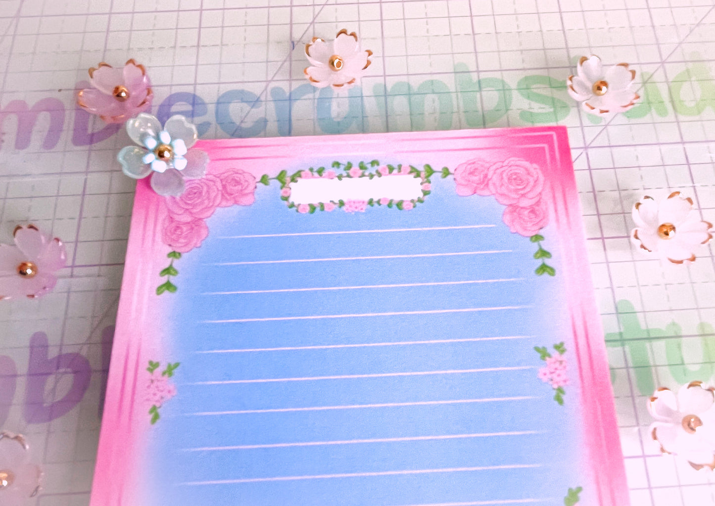 Rose Garden Notepad