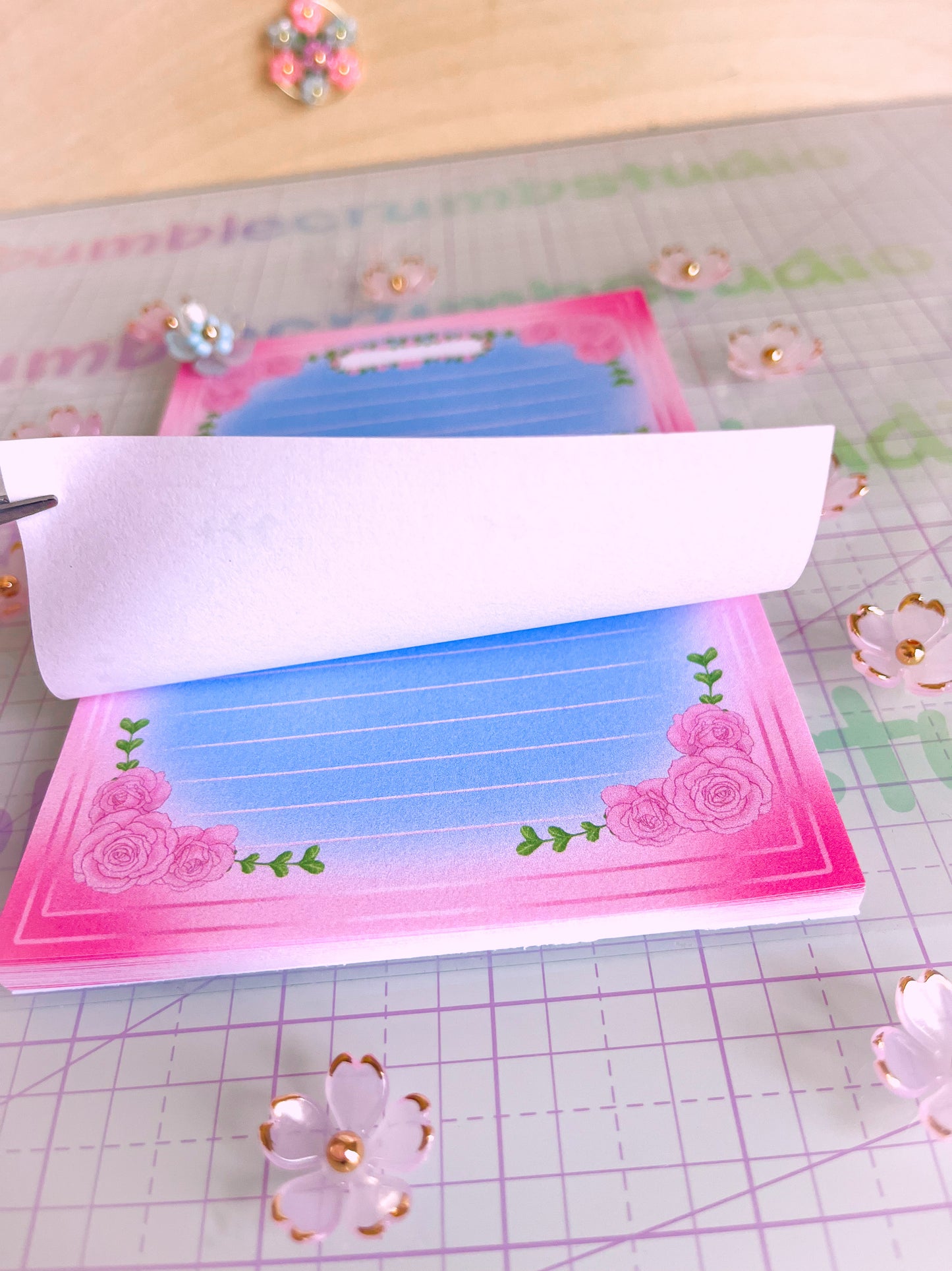 Rose Garden Notepad