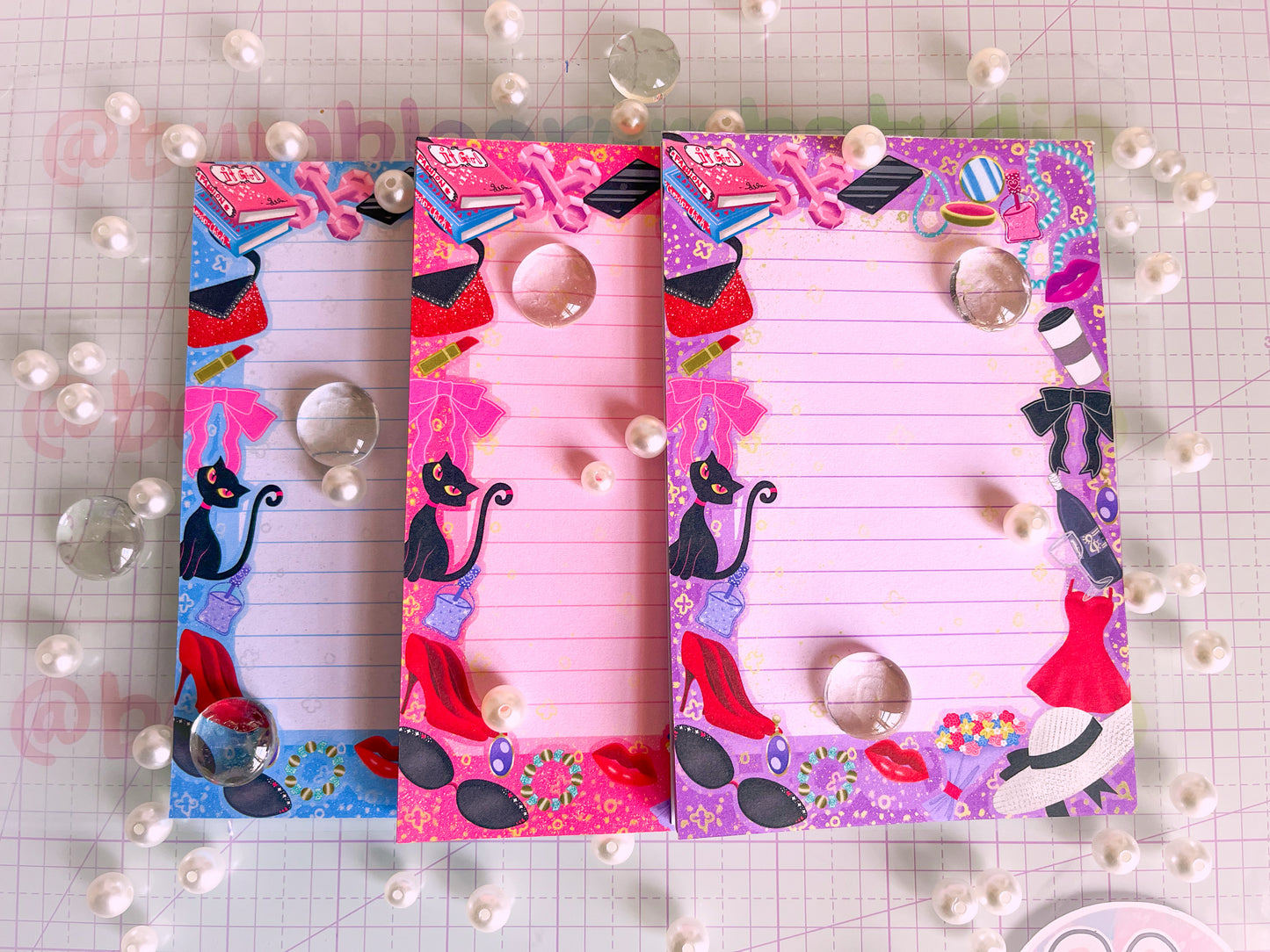 4x6 Material Girl Notepad Fun & Vibrant!