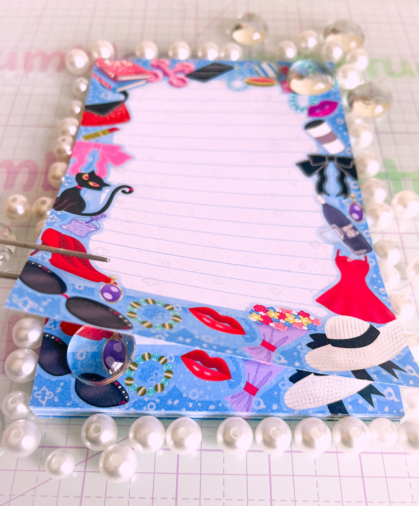 4x6 Material Girl Notepad Fun & Vibrant!