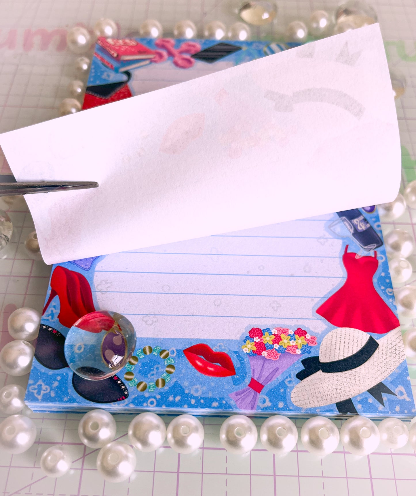 4x6 Material Girl Notepad Fun & Vibrant!