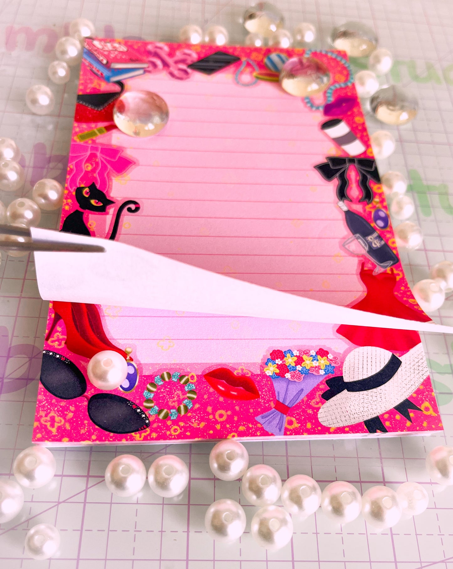 4x6 Material Girl Notepad Fun & Vibrant!