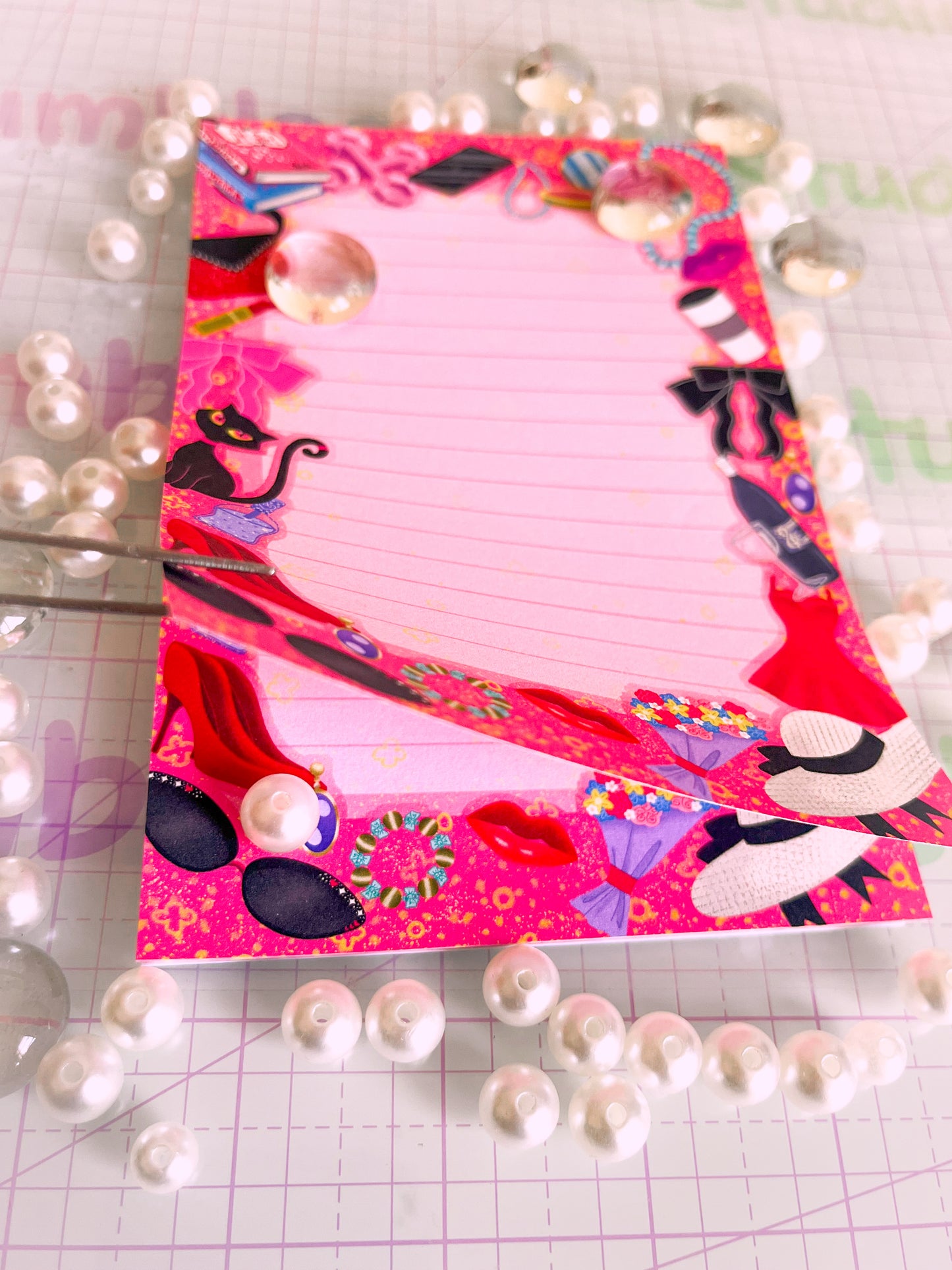 4x6 Material Girl Notepad Fun & Vibrant!