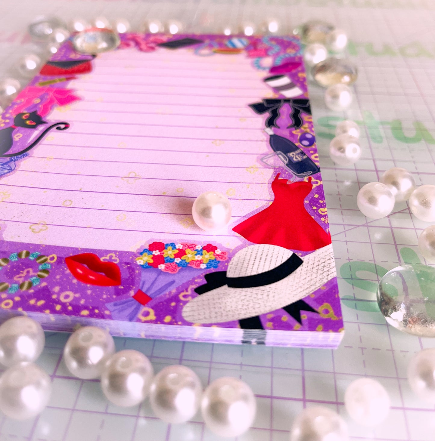 4x6 Material Girl Notepad Fun & Vibrant!