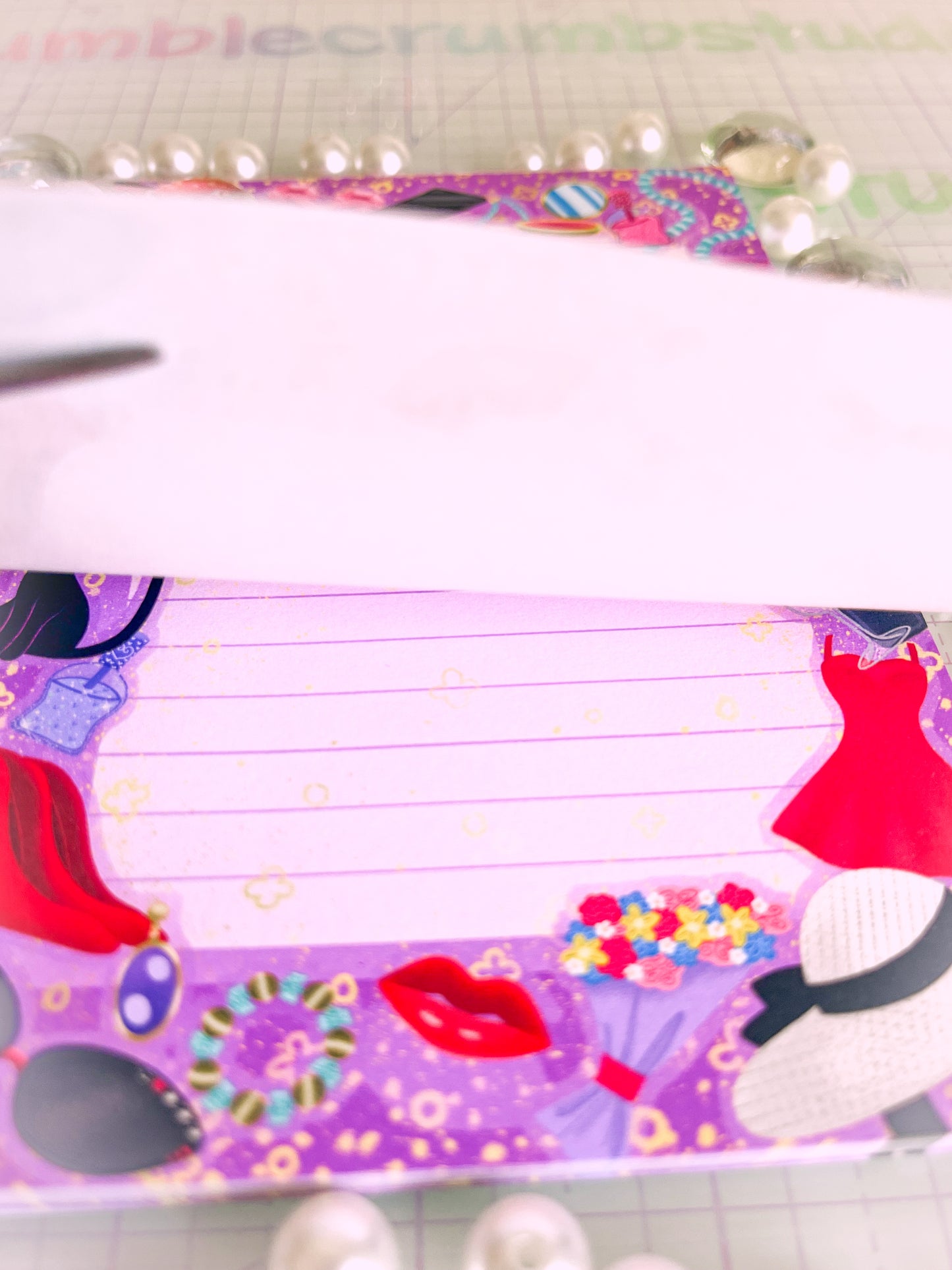 4x6 Material Girl Notepad Fun & Vibrant!