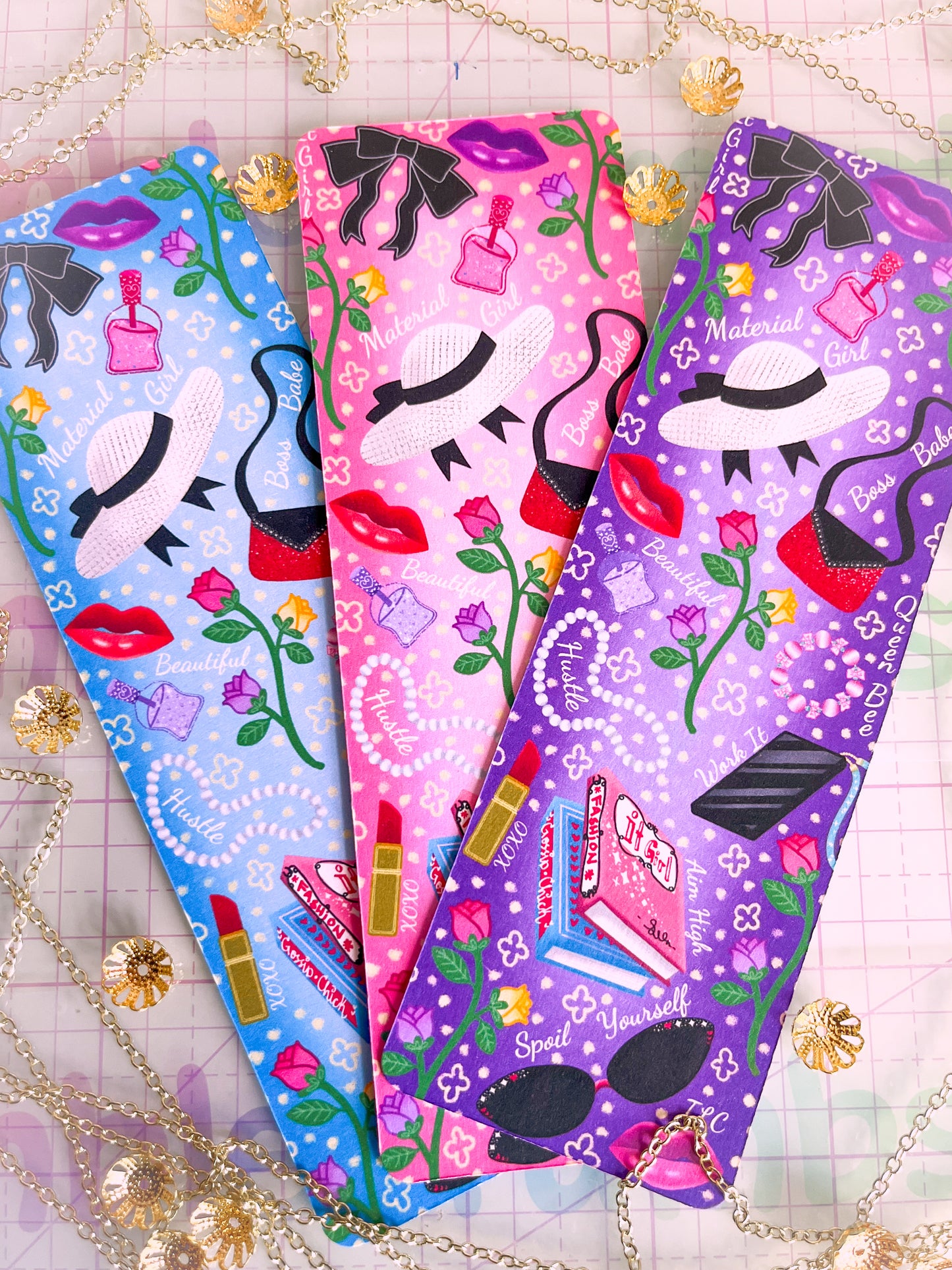 2x6 Material girl Bookmark