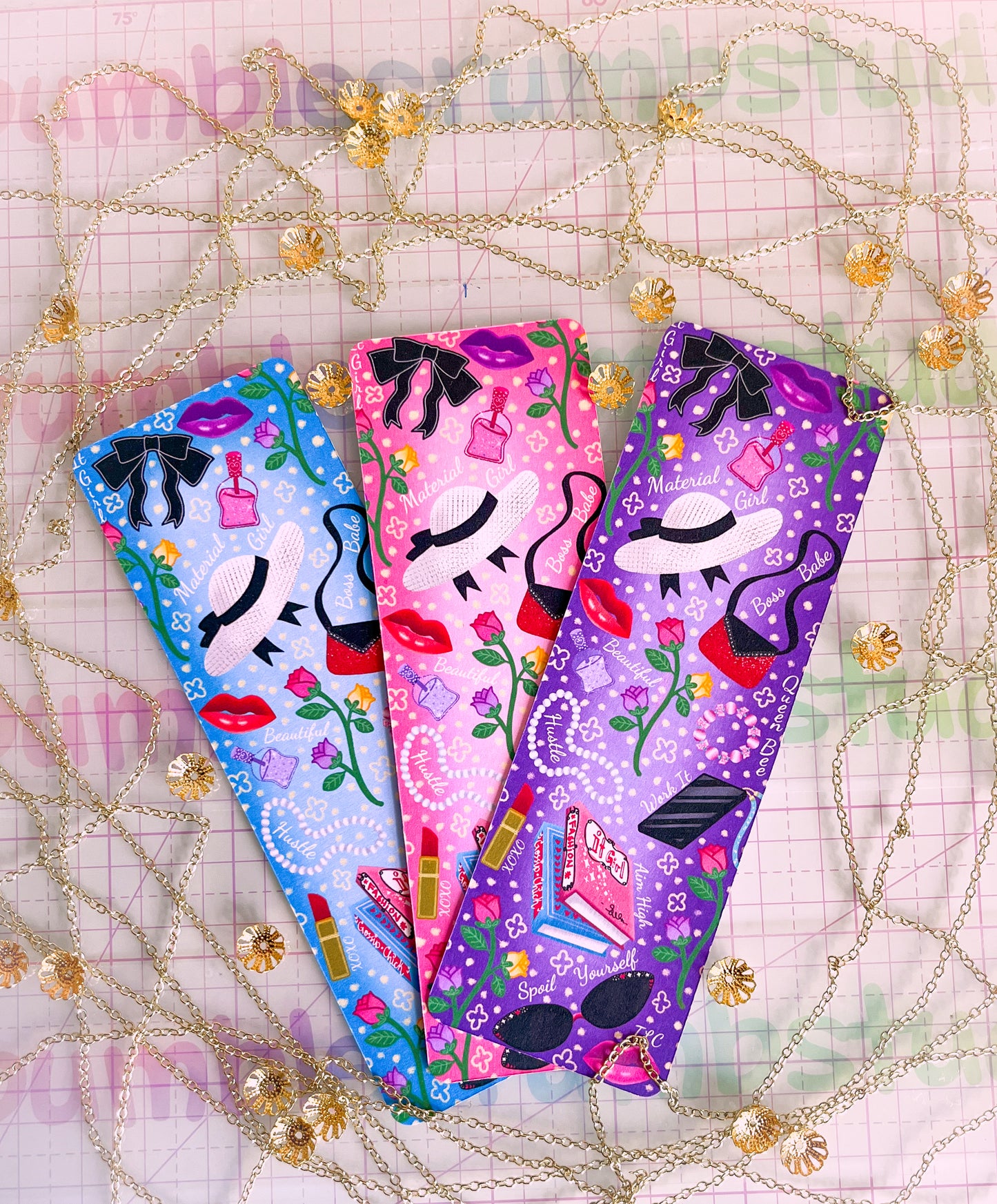 2x6 Material girl Bookmark