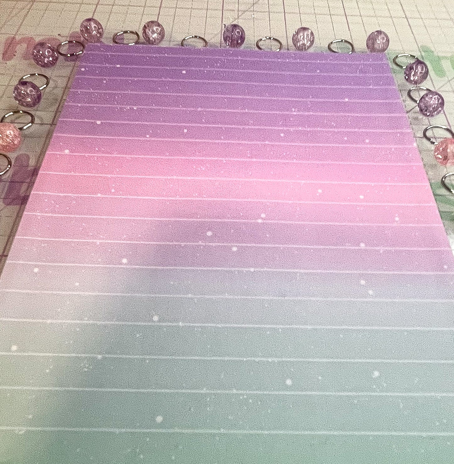 Rainbow 4x6 Notepads, Dreamy Office Supplies for Work, Sky Space Memo Pad Stationery Gift, Cute Notes Organizer,